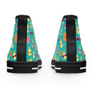 Women's Summer Fruits High Top Sneakers - Encore2woUS 5.5Black sole