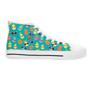 Women's Summer Fruits High Top Sneakers - Encore2woUS 5.5Black sole