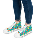 Women's Summer Fruits High Top Sneakers - Encore2woUS 5.5Black sole