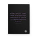 Worthy is the Lamb Journal Black Hardcover Christian Bible Study Diary - Encore2woJournal