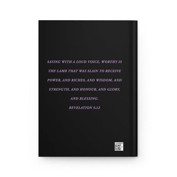 Worthy is the Lamb Journal Black Hardcover Christian Bible Study Diary - Encore2woJournal