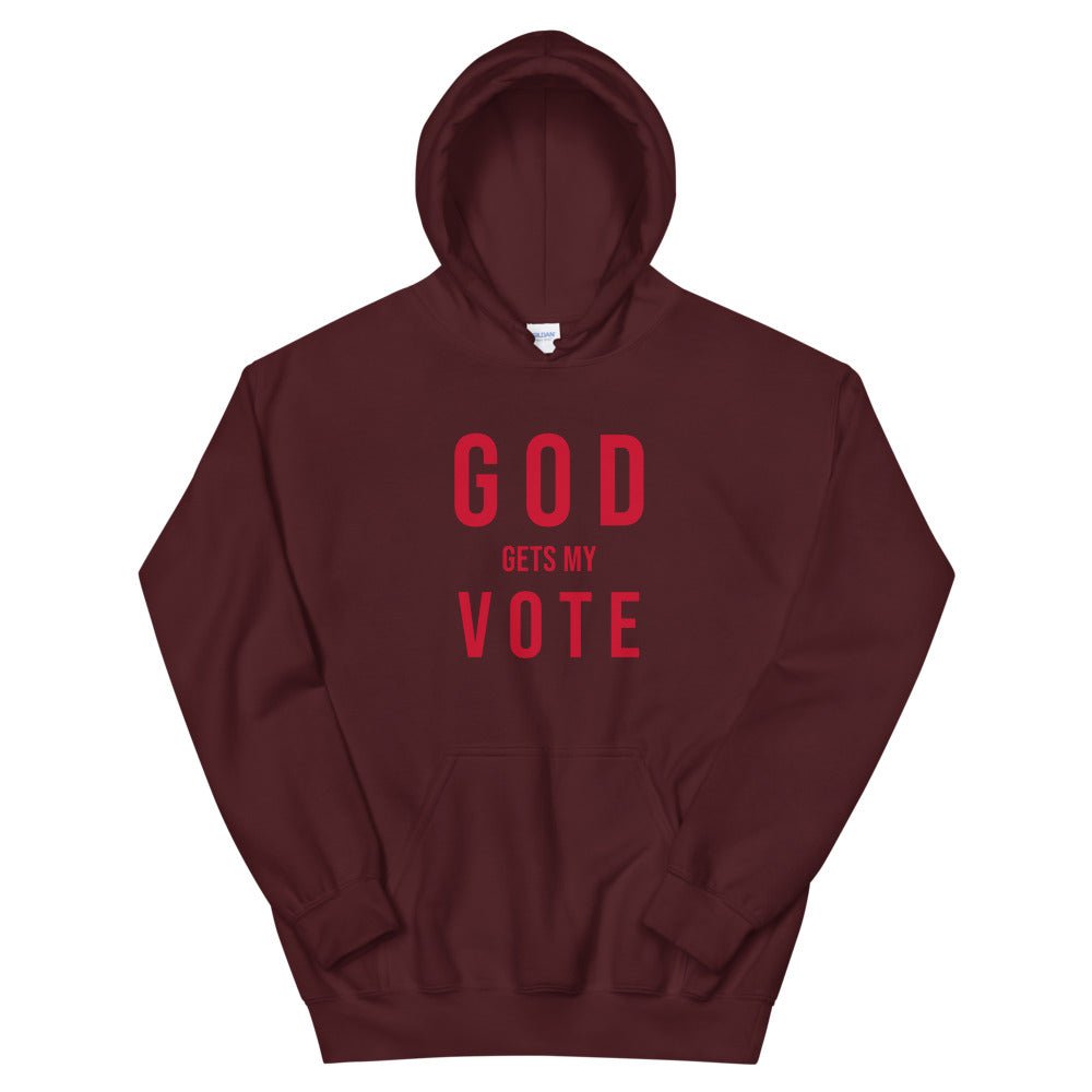 God Gets My Vote Unisex Hoodie - Encore2woMaroonS